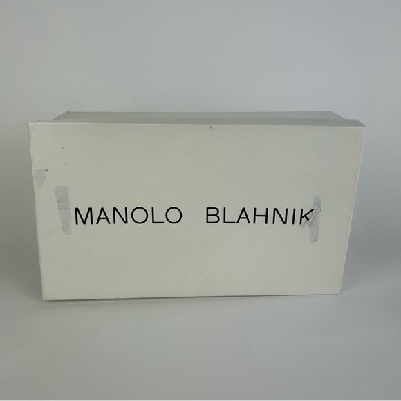 Manolo Blahnik Vintage Campari Burgundy Pointed Toe Mary Jane Heels Size 39.5 - Picture 9 of 12